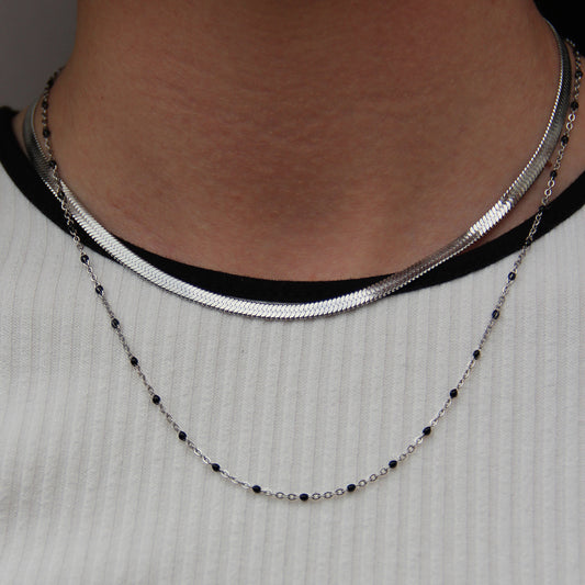 la·Label Jewelry Necklace Omega LN-041-FSN