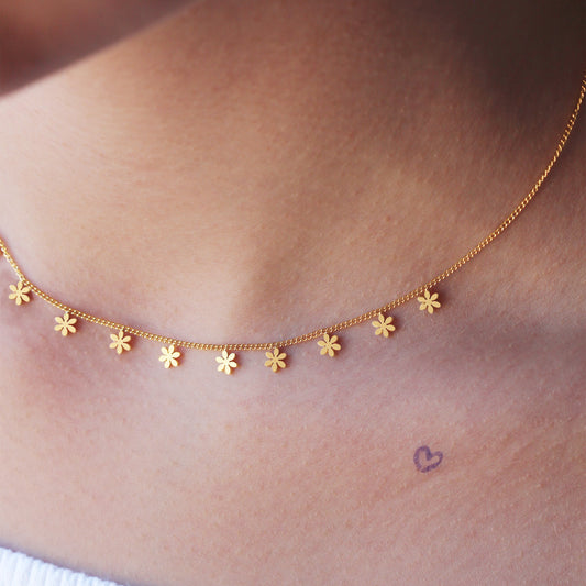 la·Label Jewelry Necklace Mini Flowers LN-045-FLO