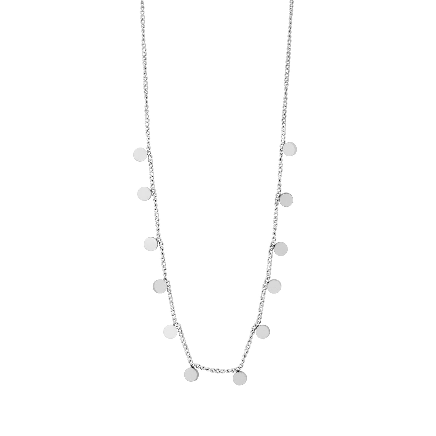 la·Label Jewelry Necklace Round Mini Plates LN-046-ROU