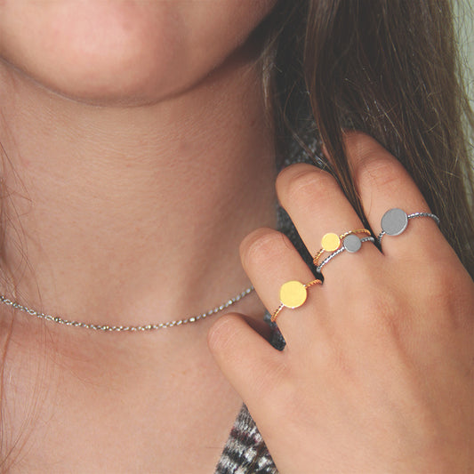 la·Label Jewelry Ring Plate Small LR-004