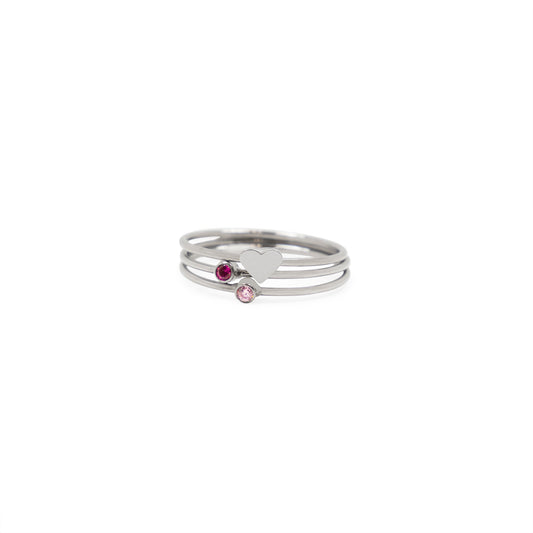 la·Label Jewelry Ring Birthstone January LR-007