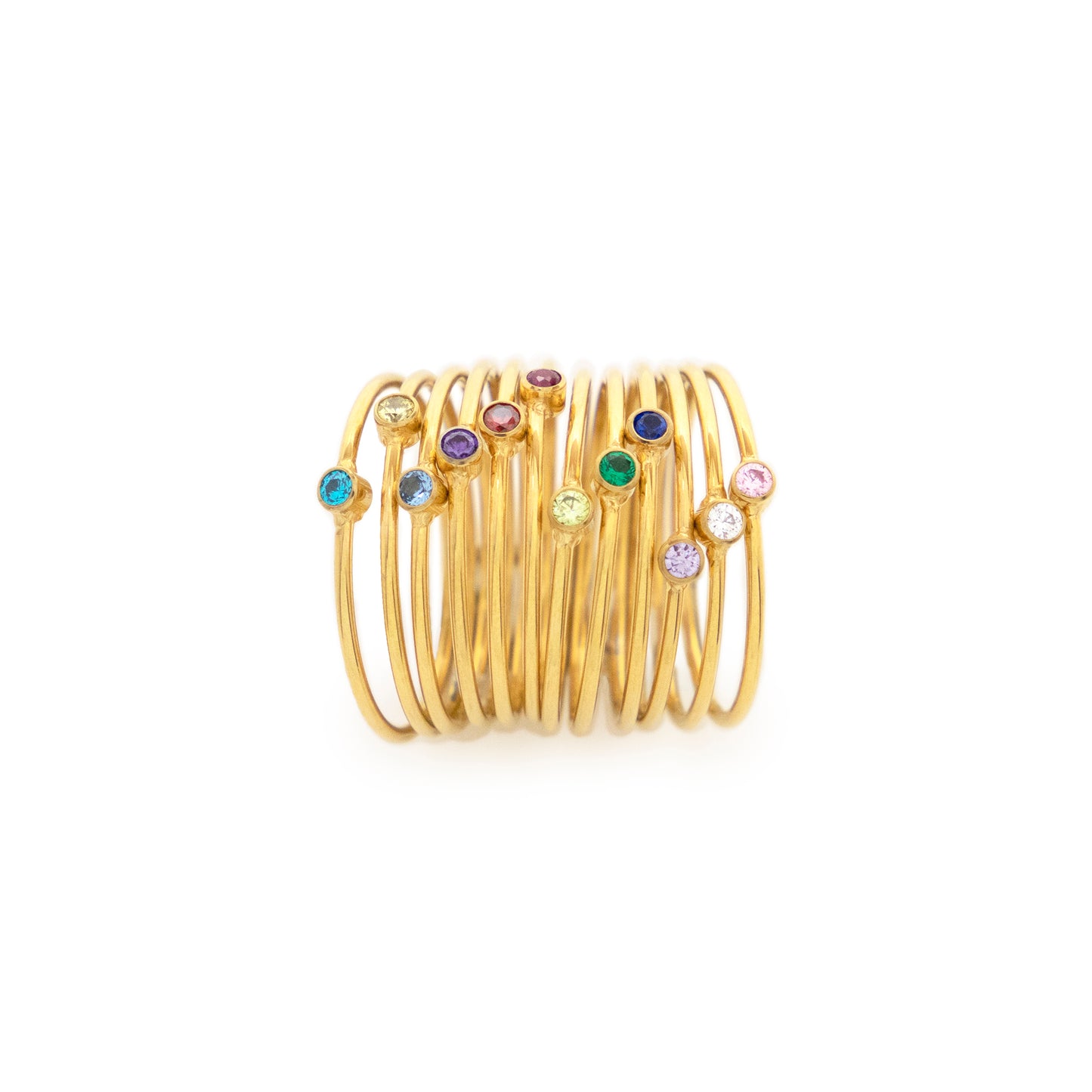 la·Label Jewelry Ring Birthstone April LR-010
