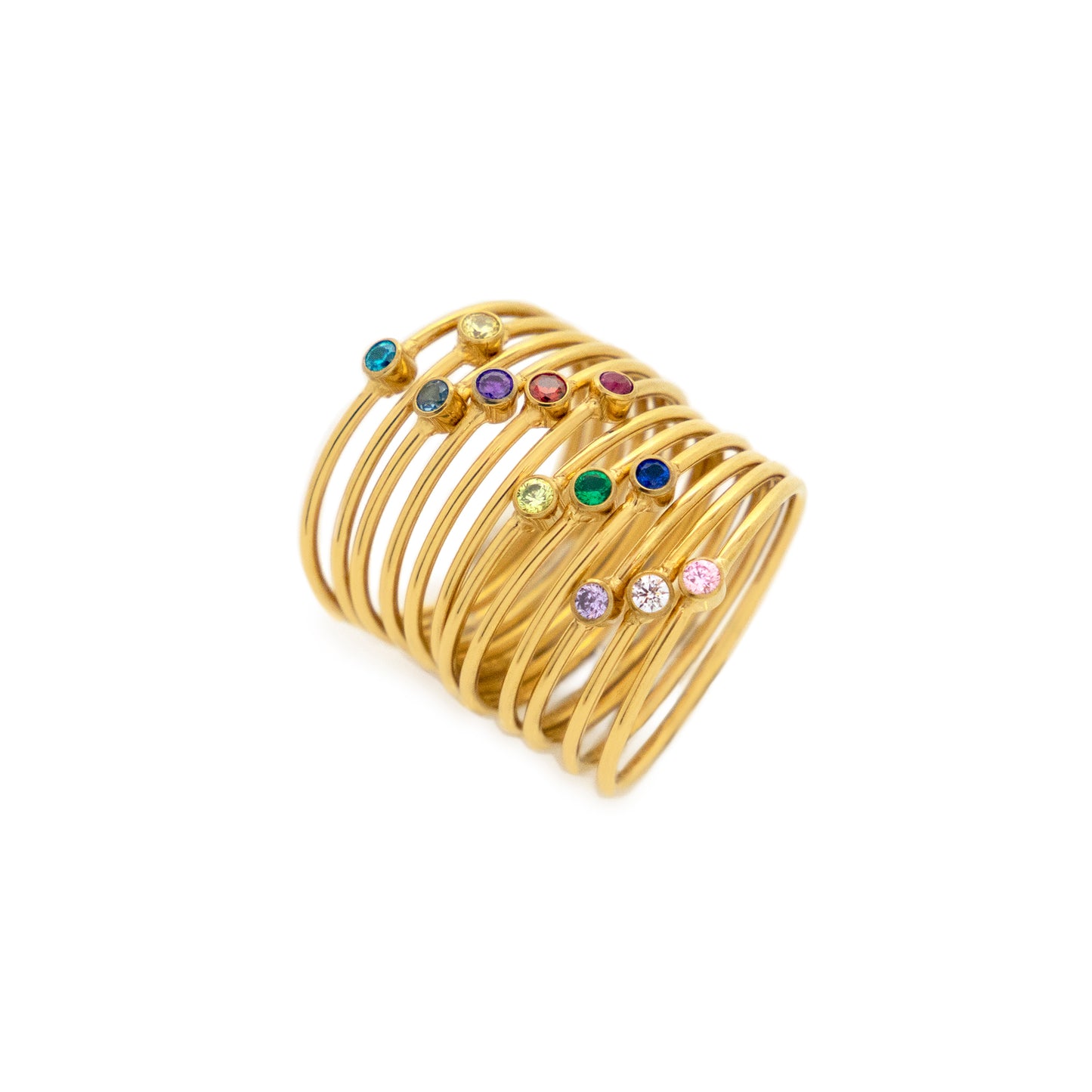 la·Label Jewelry Ring Birthstone September LR-015