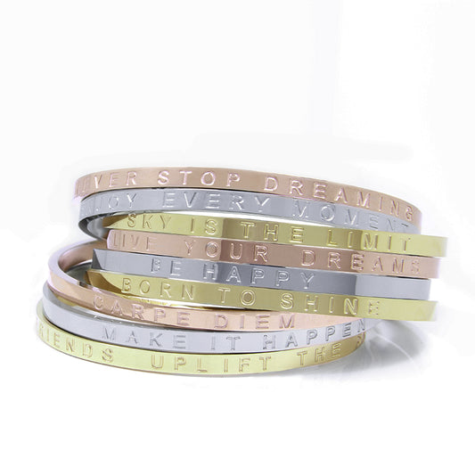 la·Label Jewelry Cuff Quote CAR LB-103-CAR