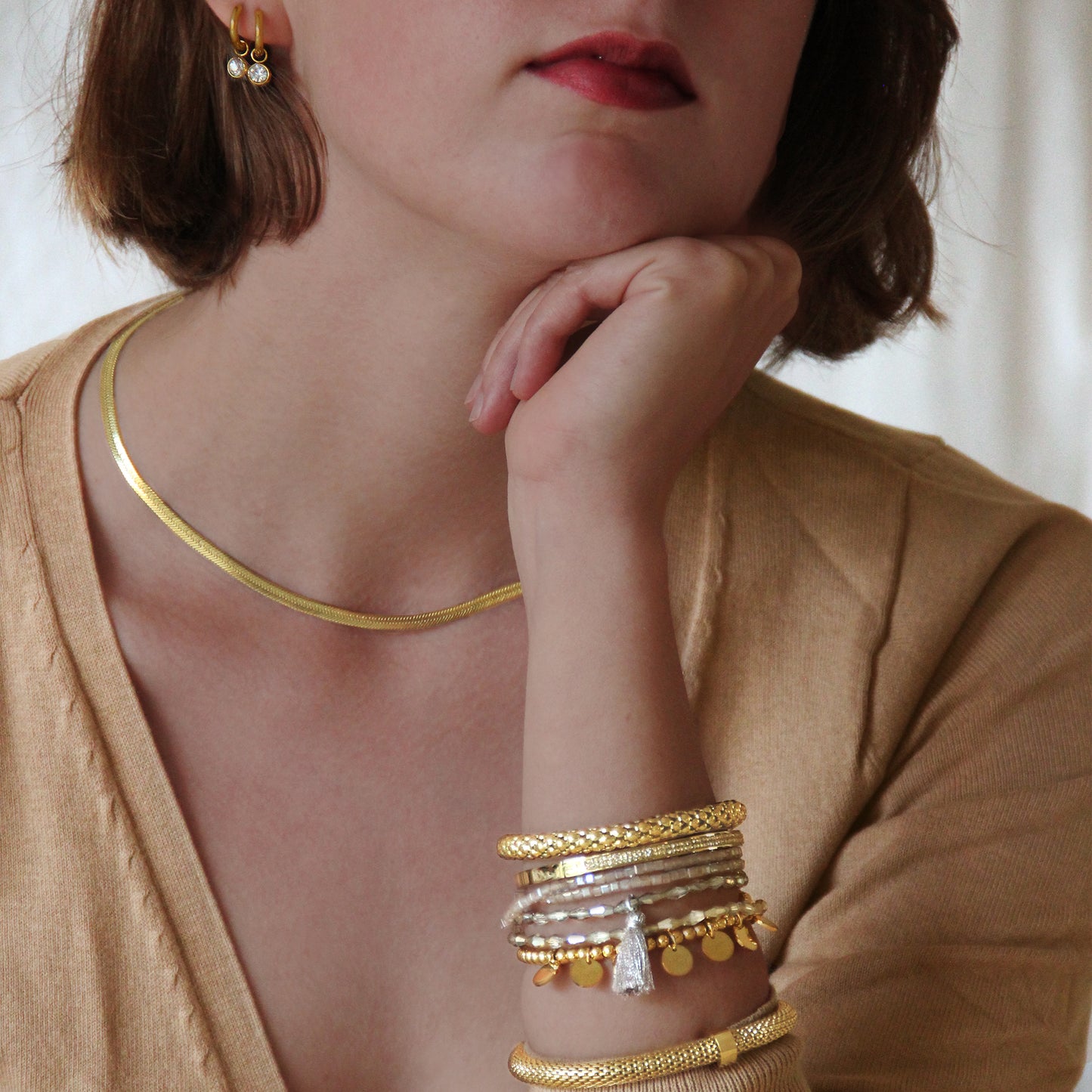 la·Label Jewelry Bracelet mesh LB-008-SIM