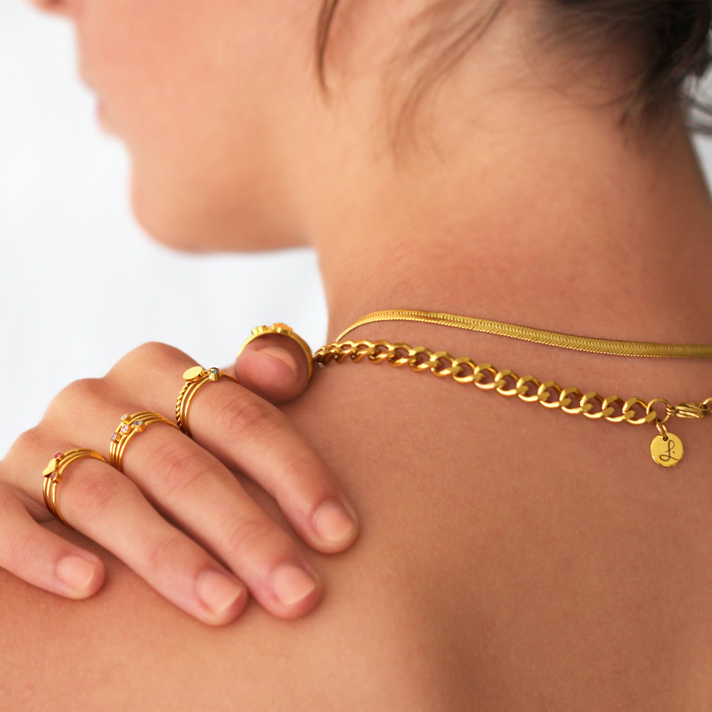 la·Label Jewelry Ring Plate Small LR-004
