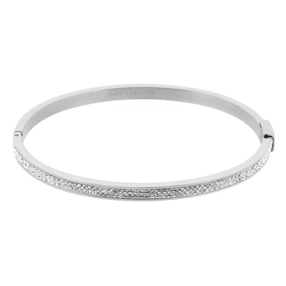 la·Label Jewelry Cuff cubic zirconia slim