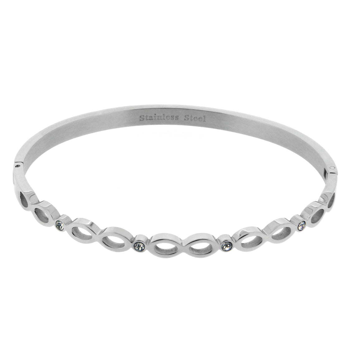 la·Label Jewelry Bracelet infinity cubic zirconia