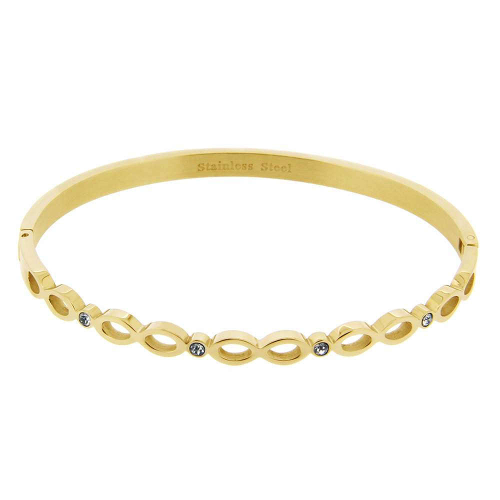 la·Label Jewelry Bracelet infinity cubic zirconia