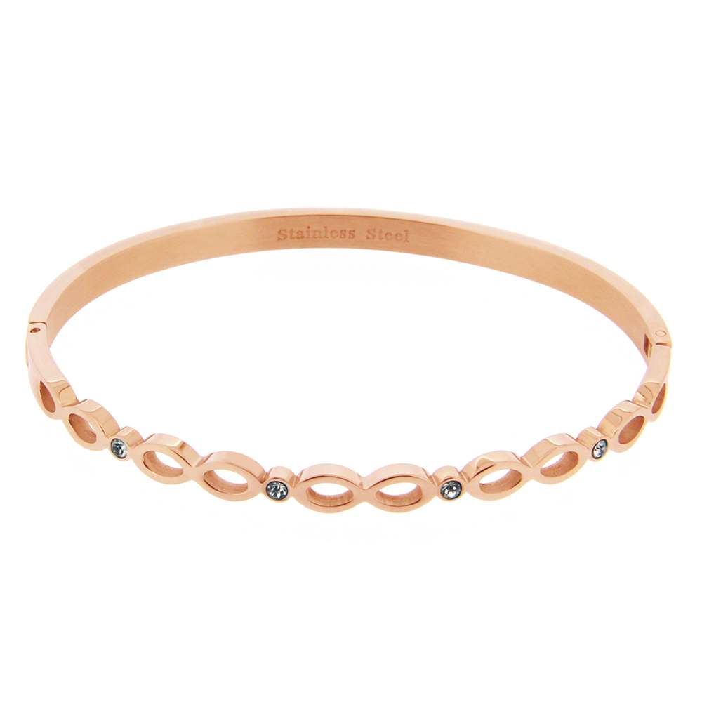 la·Label Jewelry Bracelet infinity cubic zirconia