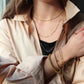 la·Label Jewelry Bracelet Black Dots LB-042-BLA