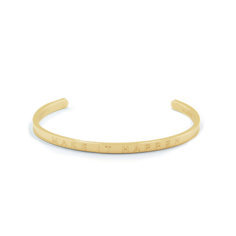 la·Label Jewelry Cuff Quote MAK