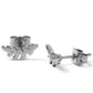 la•Label Jewelry Studs Leaf LE-017-LEA