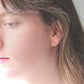 la•Label Jewelry Studs Leaf LE-017-LEA