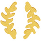 la•Label Jewelry Studs Leaf LE-017-LEA