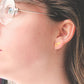 la·Label Jewelry Studs Cross X LE-020-IKS
