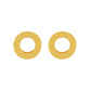 la•Label Jewelry Studs Open Circle LE-018-ROU