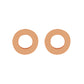 la•Label Jewelry Studs Open Circle LE-018-ROU