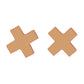 la·Label Jewelry Studs Cross X LE-020-IKS