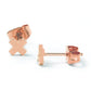 la·Label Jewelry Studs Cross X LE-020-IKS