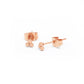 la•Label Jewelry Studs Triple Ball LE-032-SBA