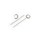 la•Label Jewelry Earring Pendants Small Chain LE-038E-SCH