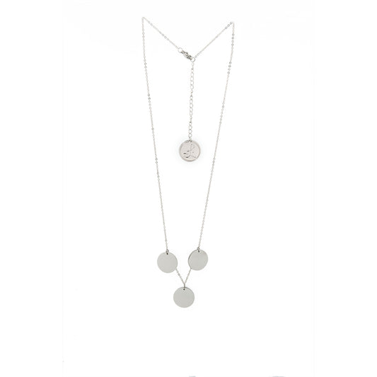 la·Label Jewelry Necklace triple discs