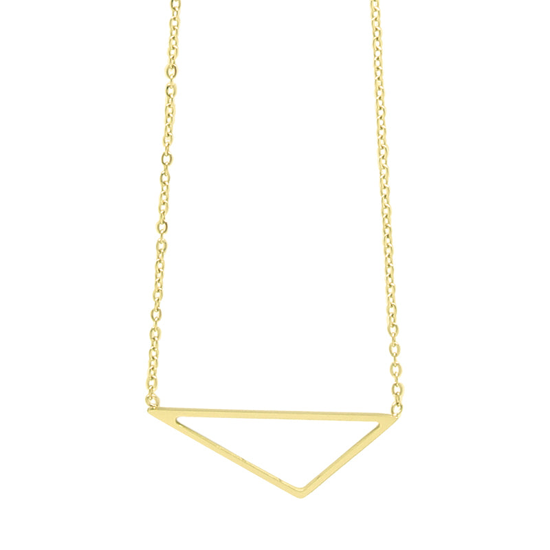 la·Label Jewelry Necklace open triangle