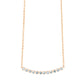 la·Label Jewelry Necklace cubic zirconia bar LN-016-SCZ