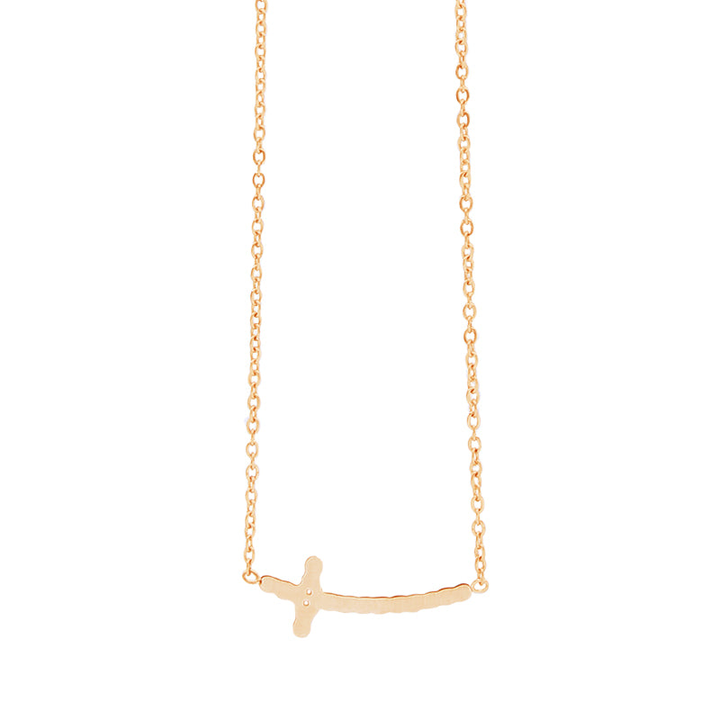 la·Label Jewelry Necklace cross