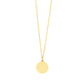 la·Label Jewelry Necklace small disc LN-027-PLA