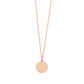 la·Label Jewelry Necklace small disc LN-027-PLA