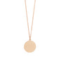 la·Label Jewelry Necklace large disc NL-028-PLA