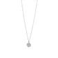 la·Label Jewelry Necklace single hamered coin pendant LN-029-HCO