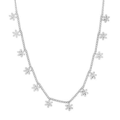 la·Label Jewelry Necklace Mini Flowers