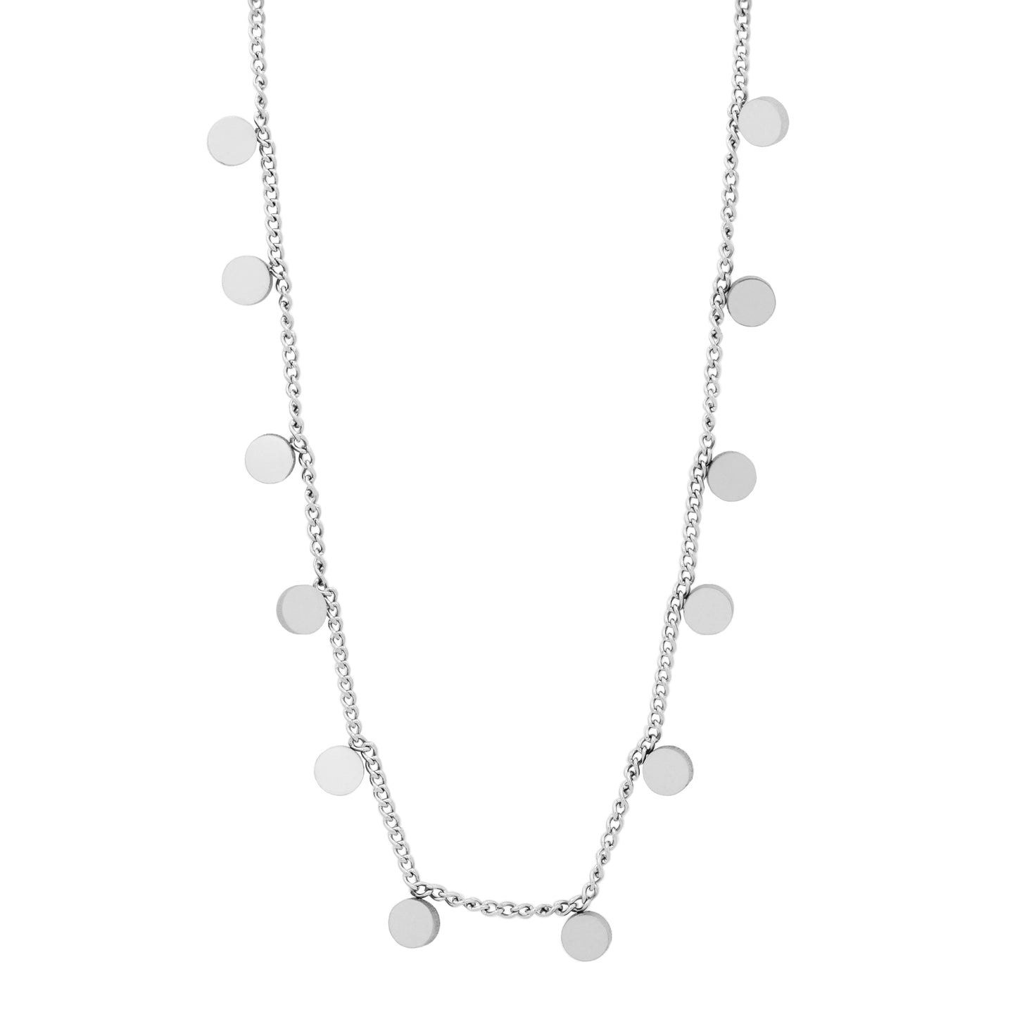 la·Label Jewelry Necklace Round Mini Plates