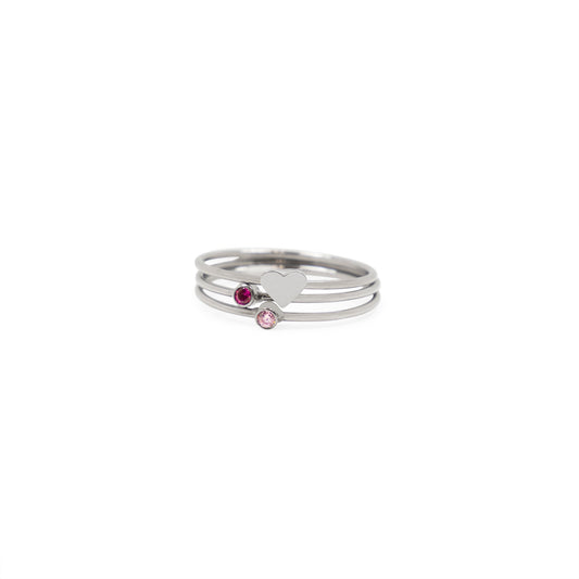 la·Label Jewelry Ring Birthstone January