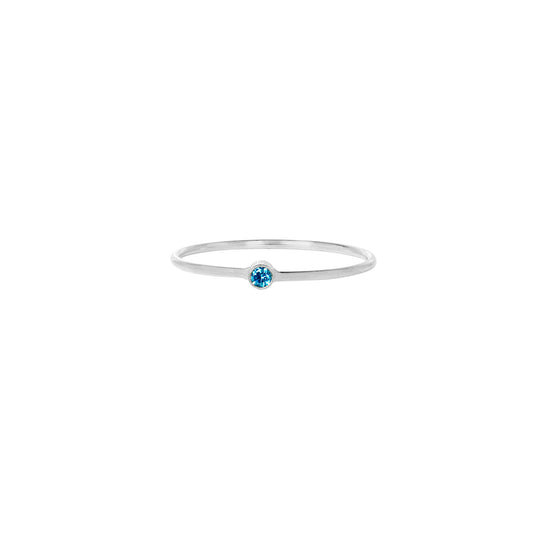 la·Label Jewelry Ring Birthstone March
